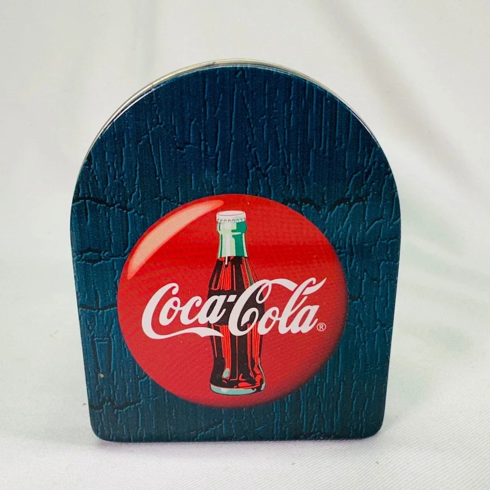 Vintage 1999 Coca-Cola Mailbox Collectors Tin Giftco Blue General Store